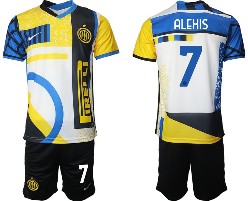 Men 2020-2021 Club Inter Milan Third away black #7 Nike Soccer Jersey